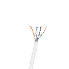 Bobina de Cable UTP Cat6 para Exterior en Color Blanco / 305 Metros (1000 Pies) / Certificada UL / Sin Blindaje