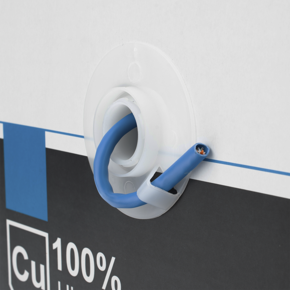 Bobina de Cable de 305 Metros (1000 Pies) Cat6+, CMR, Calibre 23 Alto Rendimiento, ETL, UL, Color Azul, Super Flexible, para Aplicaciones de Video Vigilancia, Video HD, y Redes de Datos. Uso Interior.