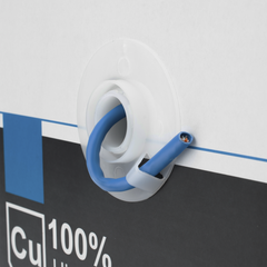 Bobina de Cable de 305 Metros (1000 Pies) Cat6+, CMR, Calibre 23 Alto Rendimiento, ETL, UL, Color Azul, Super Flexible, para Aplicaciones de Video Vigilancia, Video HD, y Redes de Datos. Uso Interior.