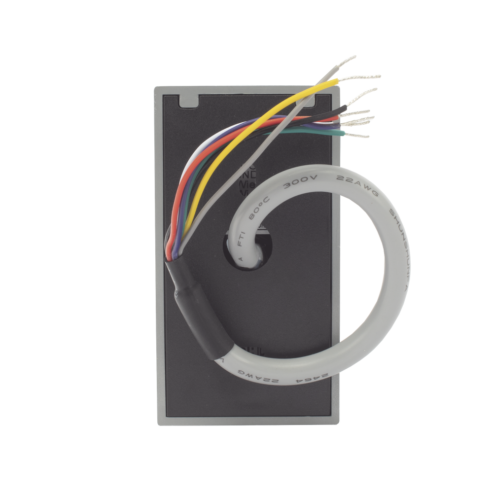 Lector de Proximidad EM 125 kHz / Wiegand 26/34 Bits / IP65 / Green Label / 3 Años Garantía