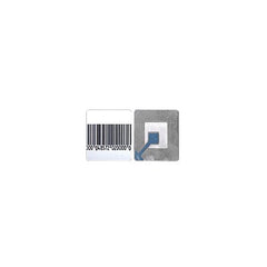 Paquete con 100 tags Etiqueta Adherible RF 40 x40 mm