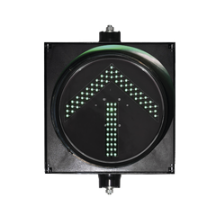 Semáforo / Señalización Flecha Verde / Diametro 30cm / Luz LED .