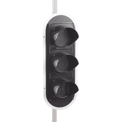 Semáforo / Señalización Rojo, Verde y Amarillo / Diametro 200mm / LED / 110vca.