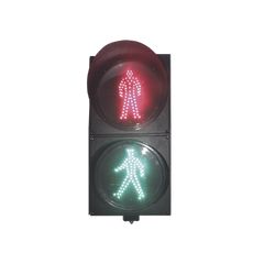 Semáforo Peatonal  Indicador Alto / Siga estático / Diámetro 20 Cms.