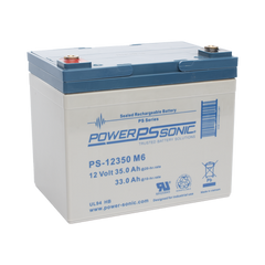 Batería 12V, 35AH, Para Respaldo, Tecnologías AGM/VRLA, 5 Años Vida Útil, Terminales M6, Reconocida UL