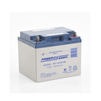Batería 12V, 40AH, Para Respaldo, Tecnologías AGM/VRLA, 5 Años Vida Útil, Terminales NB, Reconocida UL