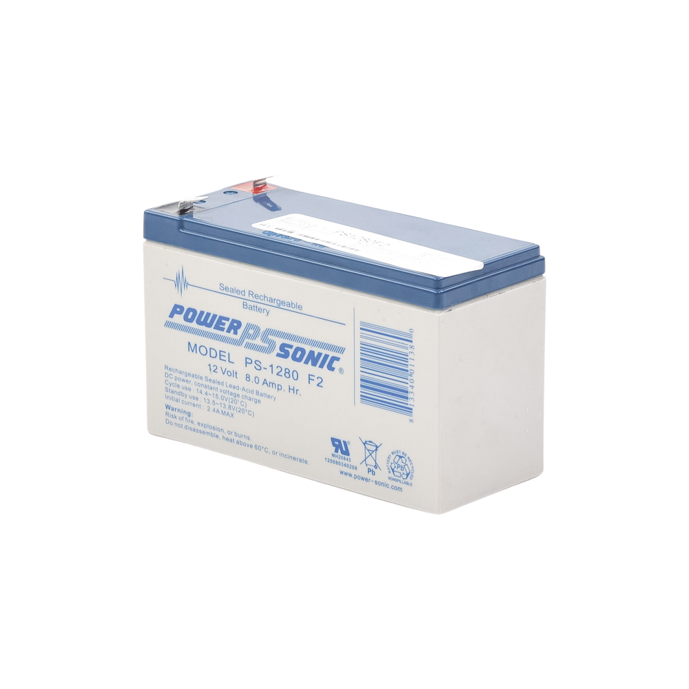 Batería 12V, 8AH, Para Respaldo, Tecnologías AGM/VRLA, 5 Años Vida Útil, Terminales F2, Reconocida UL