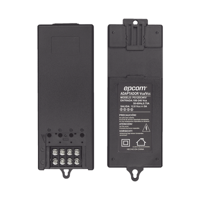 Fuente de Alimentación de 12 Vcc @ 5A / 4 Cámaras / FILTRO DE RUIDO ESPECIAL PARA CAMARAS 4K / Fusible Reseteable Inter Construido PTC / Protección Contra Sobre-Tensiones y Contra Cortocircuito / Recomendado para cámaras 4K.