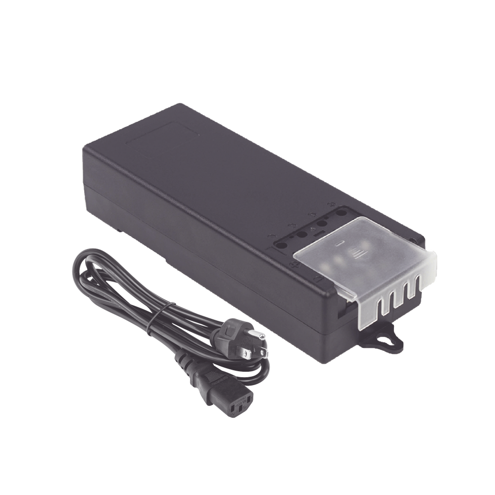 Fuente de Poder de 12 Vcc @ 5A / 4 Cámaras / FILTRO DE RUIDO ESPECIAL PARA CAMARAS 4K / Fusible Reseteable Inter Construido PTC / Protección Contra Sobre-Tensiones y Contra Cortocircuito / Recomendado para cámaras 4K.