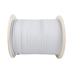 Bobina de Cable Blindado S/FTP de 4 Pares, Cat7, Inmune a Ruido e Interferencias, LSZH (Bajo Humo, Cero Halógenos), Color Gris, Bobina de 500 Metros (1640 Pies)