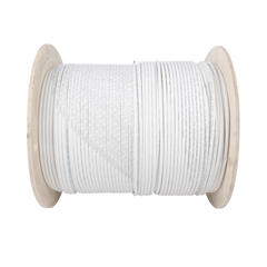 Bobina de Cable Blindado S/FTP de 4 Pares, Cat7, Inmune a Ruido e Interferencias, LSZH (Bajo Humo, Cero Halógenos), Color Blanco, Bobina de 500 Metros (1640 Pies)