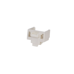 Kit de 10 Dispositivos para Bloquear Puertos Jack RJ45, Color Blanco Mate, Incluye Llave de Extracción