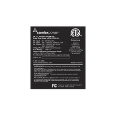 Inversor de corriente Onda Pura Montaje en rack 1U 1200W, 24 Vcc- 120 VCA, 50/60 Hz