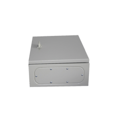 Gabinete de Acero IP66 Uso en Intemperie (250 x 300 x 150 mm) con Placa Trasera Interior Metálica y Compuerta Inferior Atornillable (Incluye Chapa y Llave T).