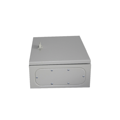 Gabinete de Acero IP66 Uso en Intemperie (300 x 400 x 200 mm) con Placa Trasera Interior de Metal y Compuerta Inferior Atornillable (Incluye Chapa y Llave T).