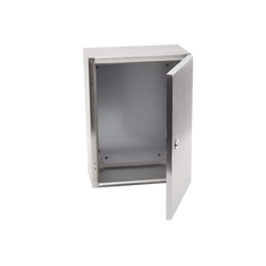 Gabinete de Acero Inoxidable IP66 Uso en Intemperie (300 x 400 x 200 mm) con Placa Interna Galvanizada.