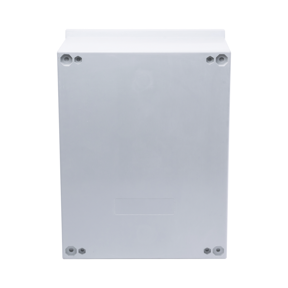 Gabinete de Poliéster IP65 Uso en Intemperie (300 x 400 x 200 mm) con Placa Trasera Interior de Plástico (Incluye Chapa y Llave).