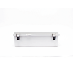 Gabinete de Plástico ABS, Uso en Intemperie IP66 (350 x 460 x 160 mm) Cierre por Broche Inoxidable y Permite Cerrado con Candado y Llave (Perno 5mm) No Incluido