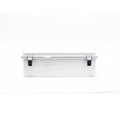 Gabinete de Plástico ABS, Uso en Intemperie IP66 (350 x 460 x 160 mm) Cierre por Broche Inoxidable y Permite Cerrado con Candado y Llave (Perno 5mm) No Incluido