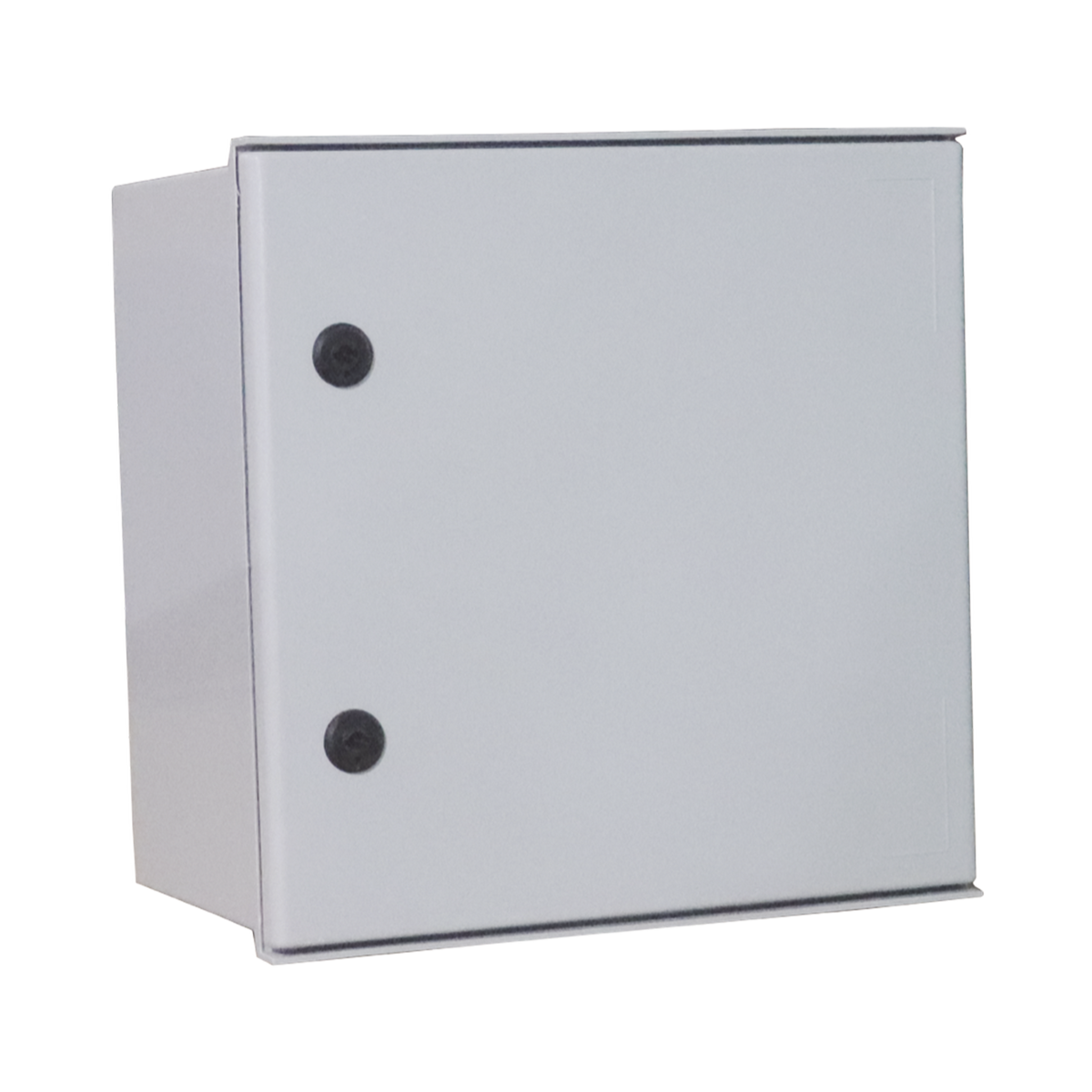 Gabinete de Poliéster IP65 Uso en Intemperie (400 x 400 x 200 mm) con Placa Trasera Interior de Plástico (Incluye Chapa y Llave).