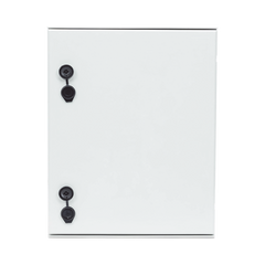 Gabinete de Poliéster IP65 Uso en Intemperie (400 x 500 x 200 mm) con Placa Trasera Interior de Plástico (Incluye Chapa y Llave).
