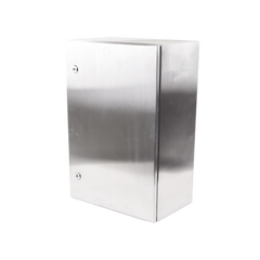 Gabinete de Acero Inoxidable IP66 Uso en Intemperie (400 x 600 x 250 mm) con Placa Interna Galvanizada.