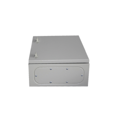 Gabinete de Acero IP66 Uso en Intemperie (500 x 700 x 250 mm) con Placa Trasera Interior Metálica y Compuerta Inferior Atornillable (Incluye Chapa y Llave T).