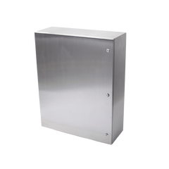 Gabinete de Acero Inoxidable IP66 Uso en Intemperie (800 x 1000 x 300 mm) con Placa Interna Galvanizada.