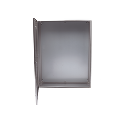 Gabinete de Acero Inoxidable IP66 Uso en Intemperie (800 x 1000 x 300 mm) con Placa Interna Galvanizada.