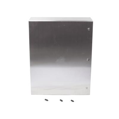 Gabinete de Acero Inoxidable IP66 Uso en Intemperie (800 x 1000 x 300 mm) con Placa Interna Galvanizada.
