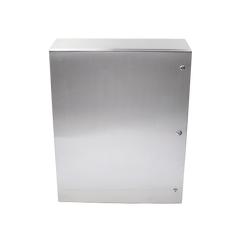 Gabinete de Acero Inoxidable IP66 Uso en Intemperie (800 x 1000 x 300 mm) con Placa Interna Galvanizada.