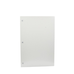 Gabinete de Acero IP66 Uso en Intemperie (800 x 1200 x 400 mm) con Placa Trasera Interior Metálica y Compuerta Inferior Atornillable (Incluye Chapa y Llave).