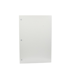 Gabinete de Acero IP66 Uso en Intemperie (800 x 1200 x 400 mm) con Placa Trasera Interior Metálica y Compuerta Inferior Atornillable (Incluye Chapa y Llave).