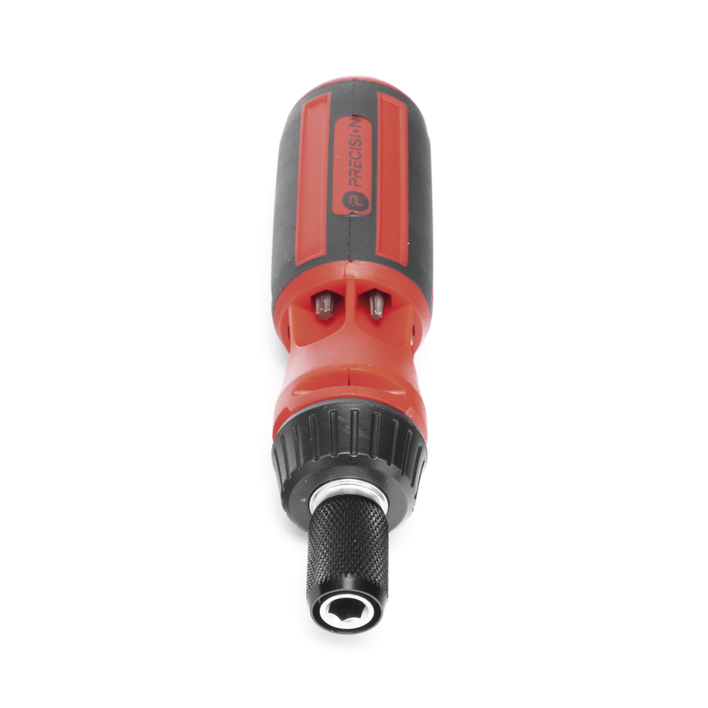 Desarmador 6 en 1 con Mango de Agarre Plástico (Torx #10 y #20, Hexagonal #5, PH0, PH2, Plana #5)