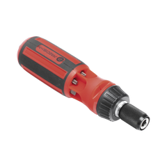 Desarmador 6 en 1 con Mango de Agarre Plástico (Torx #10 y #20, Hexagonal #5, PH0, PH2, Plana #5)