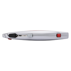 Navaja Uso Rudo con Cortador de Cable, Cuerpo Metálico, Mango Ergonómico (Con 5 Hojas de Repuesto).
