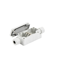 Caja de Conexión Exterior con Terminales Intermedias para 3 Líneas (Tornillo simple). Incluye Glándulas.