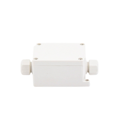 Caja de Conexión Exterior con Conexión Lateral para 4 Líneas (doble tornillo). Incluye Glándulas.