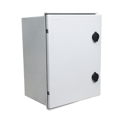 KIT de Gabinete de Poliéster (300 x 400 x 200 mm) + Controlador de Carga con Switch PoE (5) + Batería de 12V 7Ah