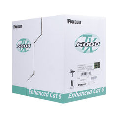 Bobina de Cable UTP 305 m. de Cobre, TX6000™ PanNet, Reelex, Gris Internacional, Categoría 6 Mejorado (23 AWG), PVC (CM), de 4 pares
