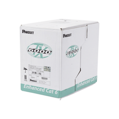 Bobina de Cable UTP 305 m. de Cobre, TX6000™ PanNet, Reelex, Gris Internacional, Categoría 6 Mejorado (23 AWG), PVC (CM), de 4 pares