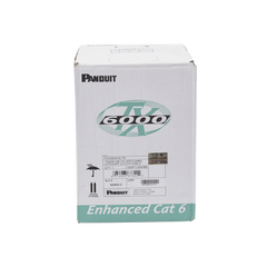 Bobina de Cable UTP 305 m. de Cobre, TX6000™ PanNet, Reelex, Gris Internacional, Categoría 6 Mejorado (23 AWG), PVC (CM), de 4 pares