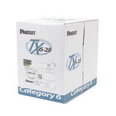 Bobina de Cable UTP 305 m. de Cobre TX6-28®, Azul, Categoría 6, Diámetro Reducido (28 AWG), CM/LSZH, de 4 pares