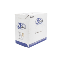 Bobina de Cable UTP de 4 Pares, Cat6 de Rango Extendido, 22 AWG, CMP (Plenum), Color Azul, 305 m