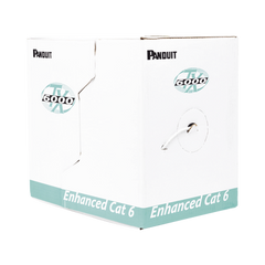 Bobina de Cable UTP 305 m. de Cobre, TX6000™ PanNet, Reelex, Gris, Categoría 6 Mejorado (23 AWG), PVC (CMR, Riser), de 4 pares