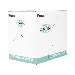 Bobina de Cable UTP 305 m. de Cobre, TX6000™ PanNet, Reelex, Gris, Categoría 6 Mejorado (23 AWG), PVC (CMR, Riser), de 4 pares