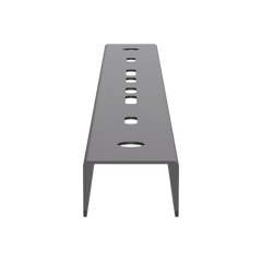 Soporte Tipo Trapecio Para Charola Wire Basket, Hasta 12 in (300 mm) de Ancho, Uso con Varillas Roscadas de 1/2 in, Color Negro