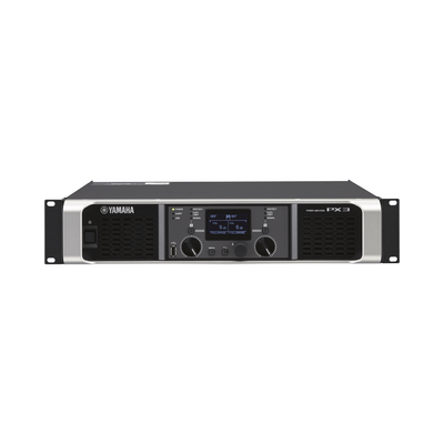 Amplificador de audio Clase D | 300 W x 2 a 8Ω | 500 W x 2 a 4Ω. | Baja Impedancia | Procesamiento Inteligente