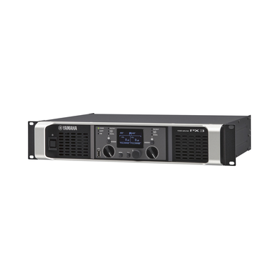Amplificador de audio Clase D | 300 W x 2 a 8Ω | 500 W x 2 a 4Ω. | Baja Impedancia | Procesamiento Inteligente