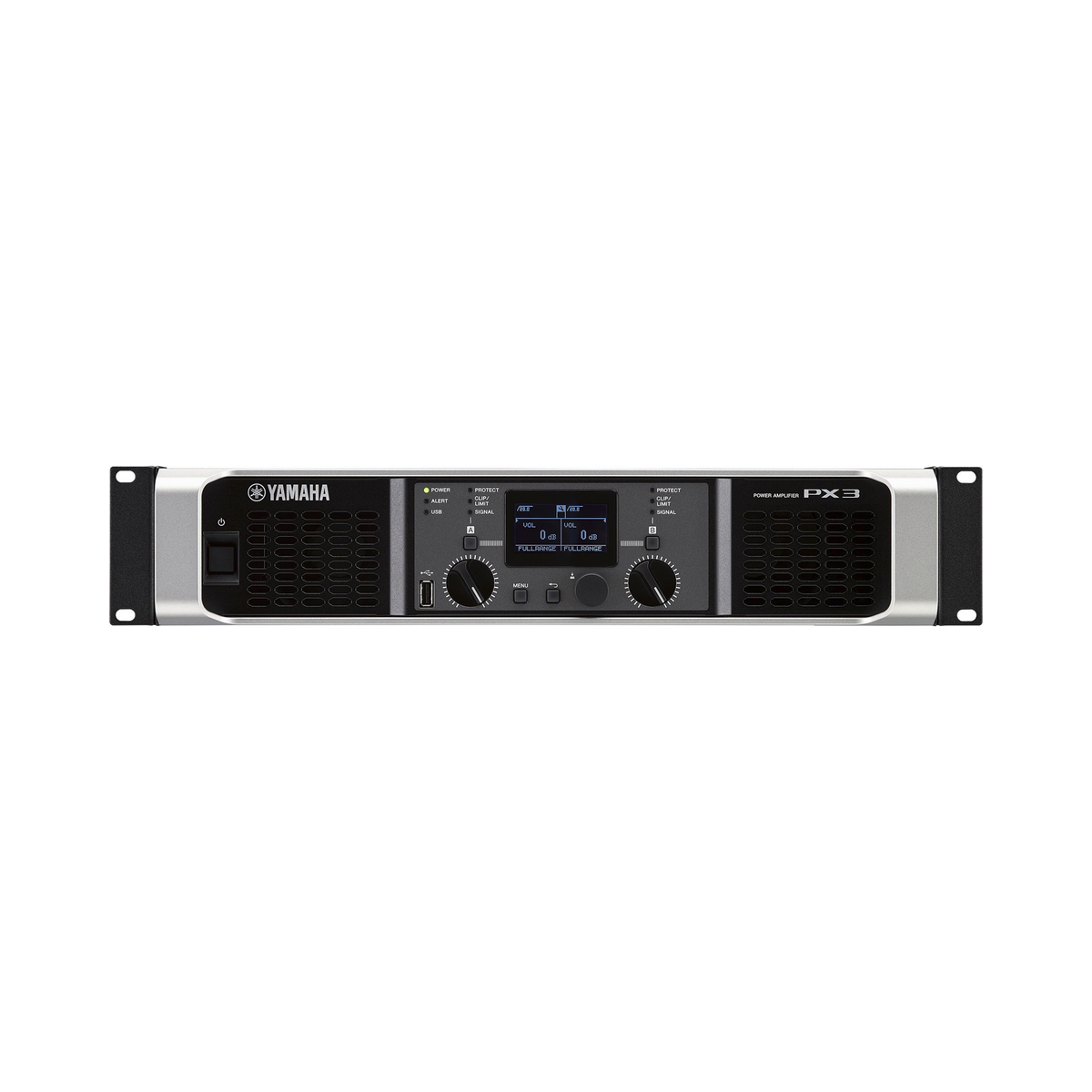 Amplificador de audio Clase D | 300 W x 2 a 8&Omega; | 500 W x 2 a 4&Omega;. | Baja Impedancia | Procesamiento Inteligente